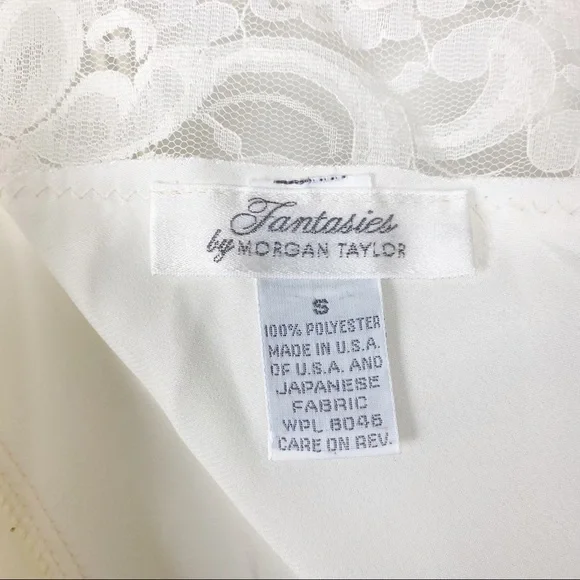 2pc Morgan Taylor Vintage Silky Satin Robe+Gown Set Maxi Small NWT - Picture 8 of 9